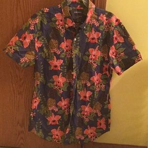 Bonobos Hawaiian floral shirt